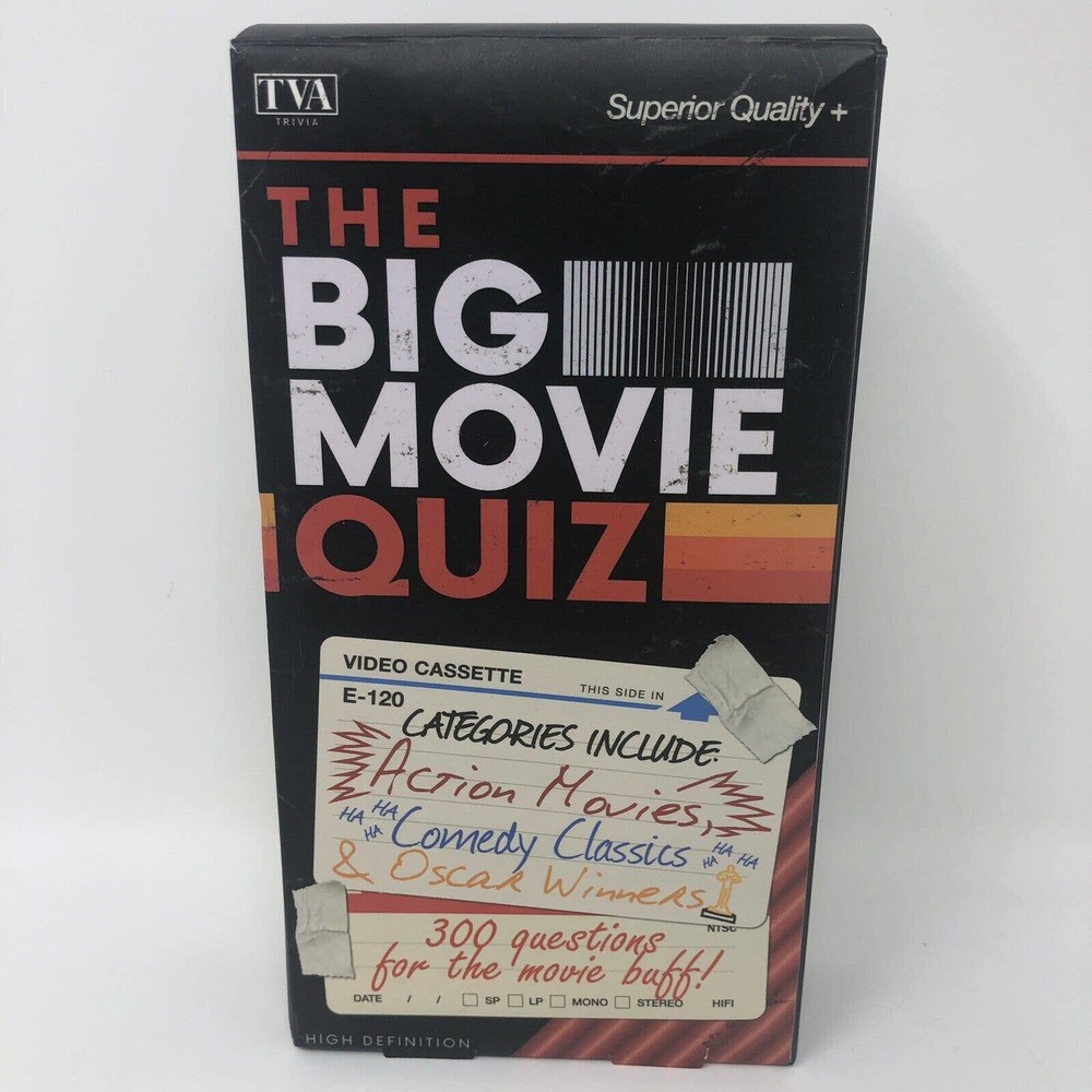 The Big Movie Quiz Card Game Ages 12+ Family Game Night Questions #B100